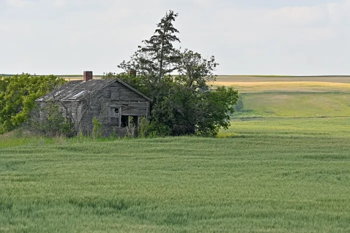 Rural farmhouse near Melfort, Saskatchewan